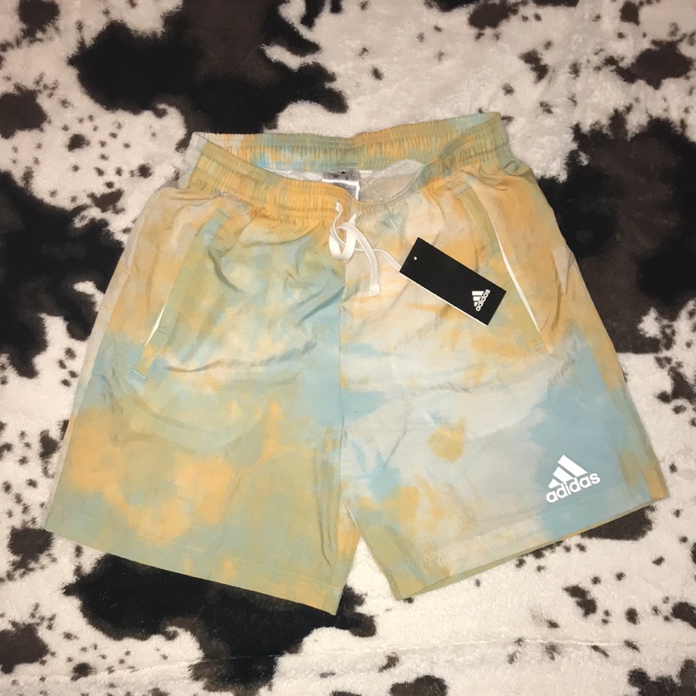 New Adidas Essential Swim Tye Dye Shorts 🩳